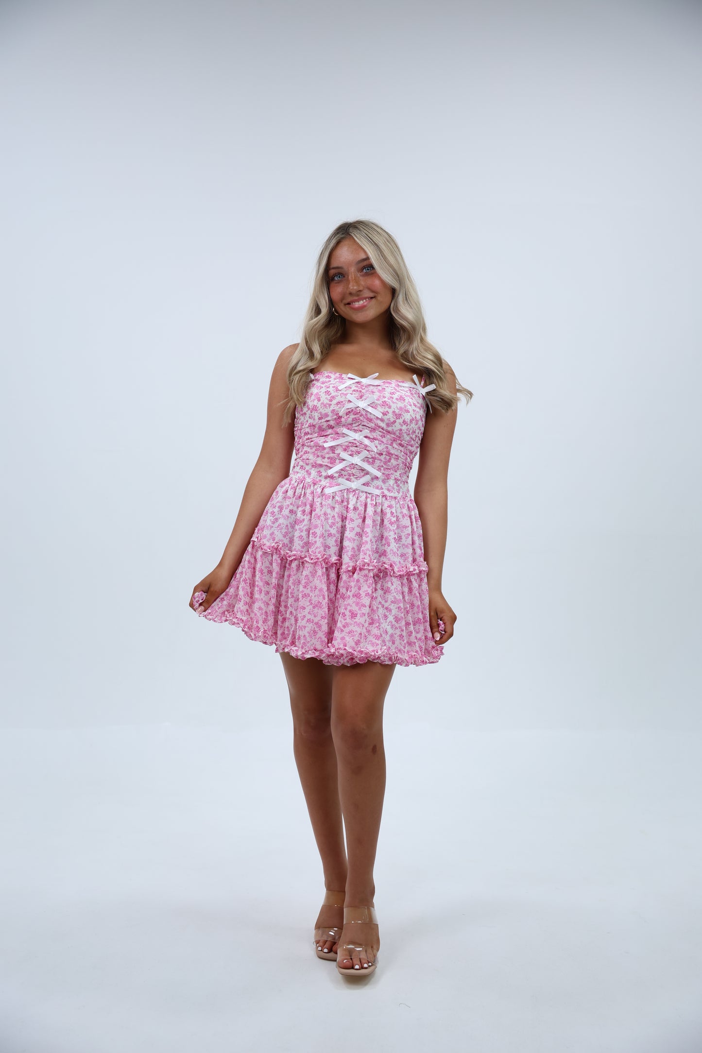Cora Ditsy Bow Dress