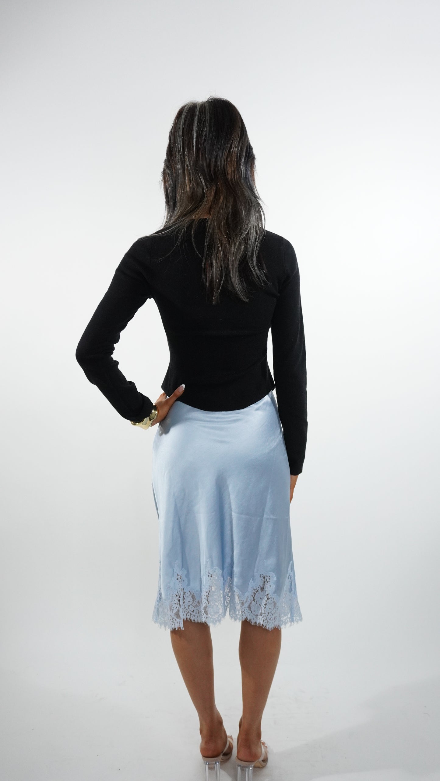 Teagan Satin Skirt