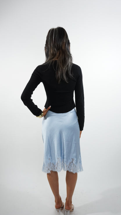 Teagan Satin Skirt