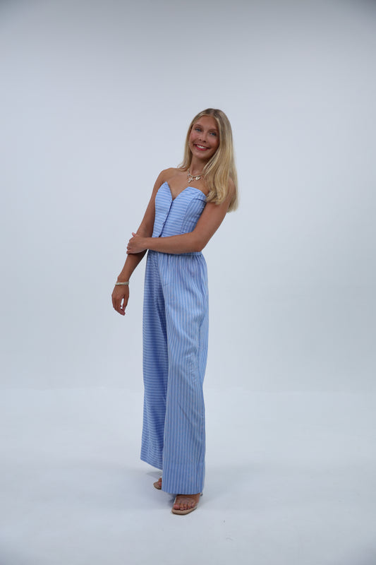 Mini Blue Pant Set